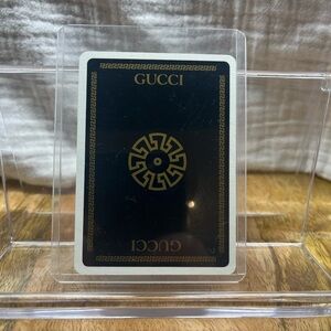 2 Vintage Gucci Playing Cards 5 of Clubs ♣️ and 5 of Spades ♠️!